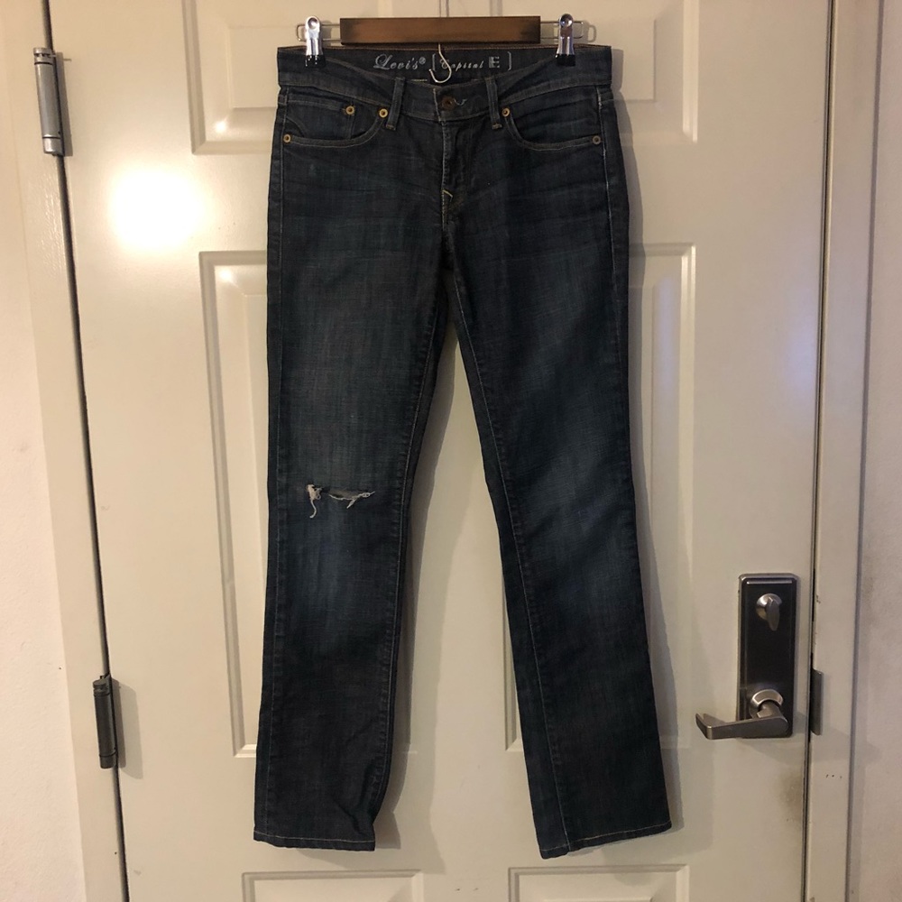 LEVI'S CAPITAL E *RULER LOW SLIM STRAIGHT JEAN W27